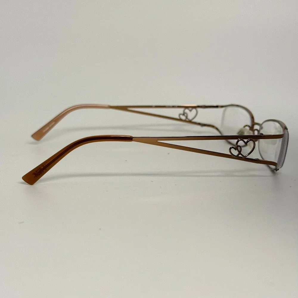 High School Musical HSM523 210 Bronze Heart Cutout Eyeglass Frames 46-16-125
